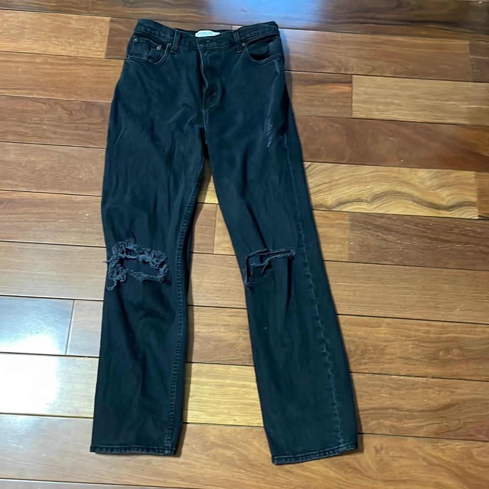 ABERCROMBIE & FITCH The 90s Straight Ultra High Rise size 29/8R.